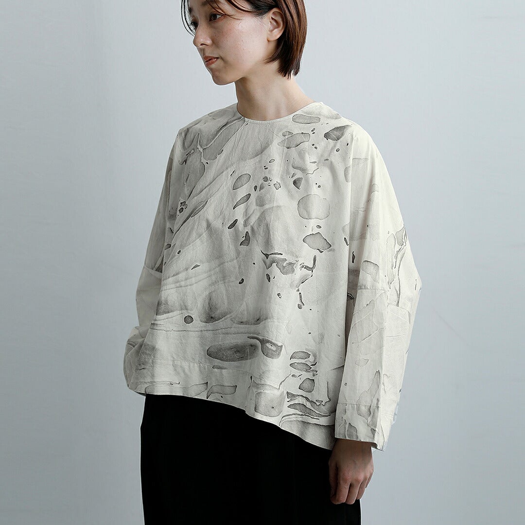 【新品】mizuiro ind ミズイロインド☆グラフィックプリント半袖Tシャツ SALE 30%OFF】mizuiro ind(ミズイロインド) プリントTシャツ トップス