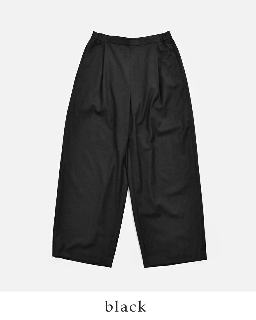 mizuiro ind ミズイロインド ツータック スラックス パンツ 1-260100