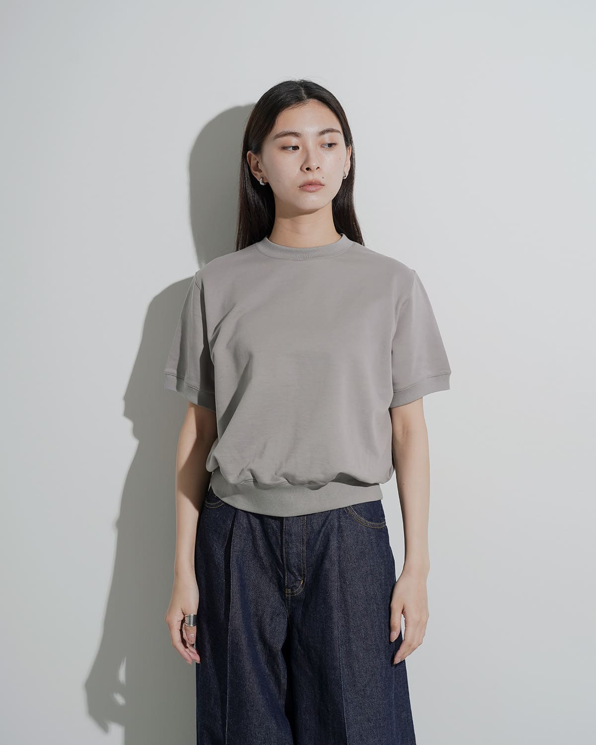 30%OFF】BATONER バトナー コットン クルーネック 半袖 プルオーバー
