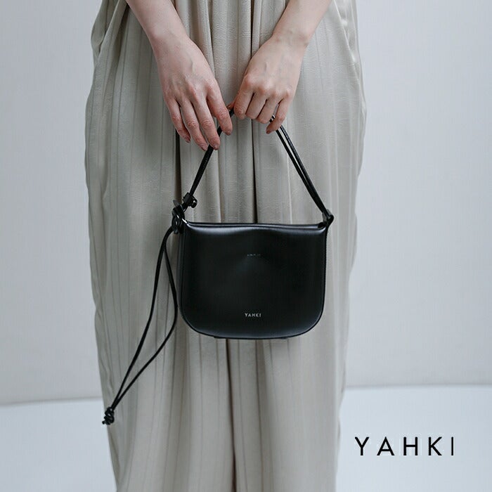美品✨『YAHKI』ヤーキ ダブルフェイスレザー 2way ショルダーバッグ YAHKI ヤーキ ソフトダブルフェイスレザー ショルダー バッグ yh-786