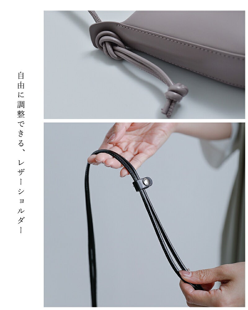 クーポン対象】YAHKI ヤーキ ソフトダブルフェイスレザー ショルダー