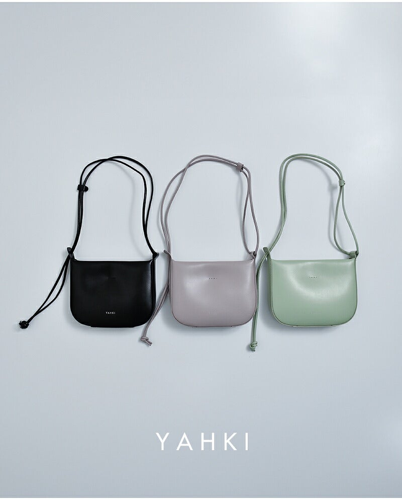 YAHKI ヤーキ ソフトダブルフェイスレザー ショルダー バッグ yh-786