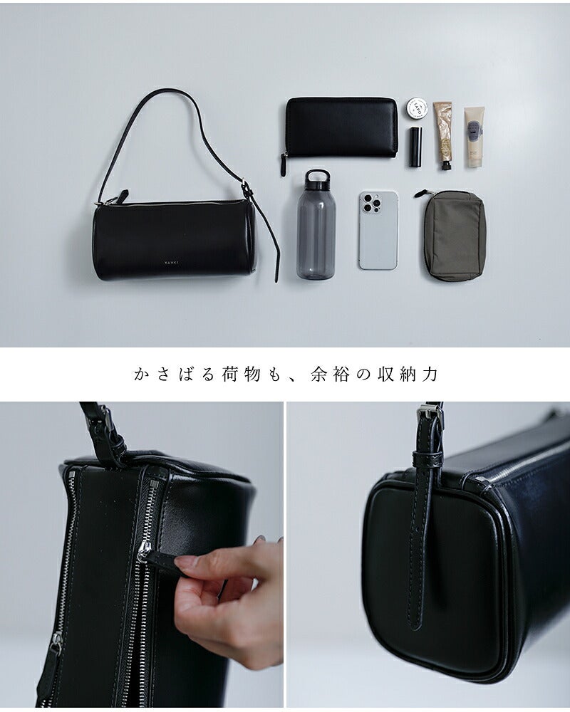 YAHKI ヤーキ ソフトダブルフェイスレザー ハンドバッグ yh-788