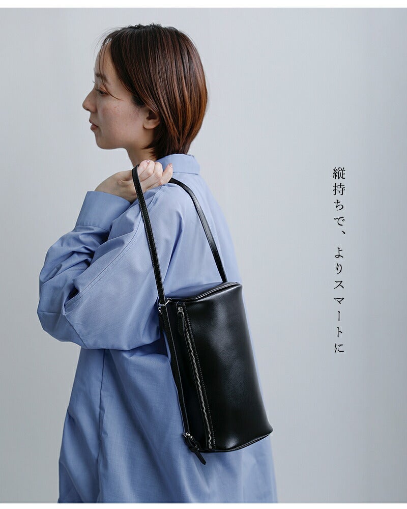 YAHKI ヤーキ ソフトダブルフェイスレザー ハンドバッグ yh-788