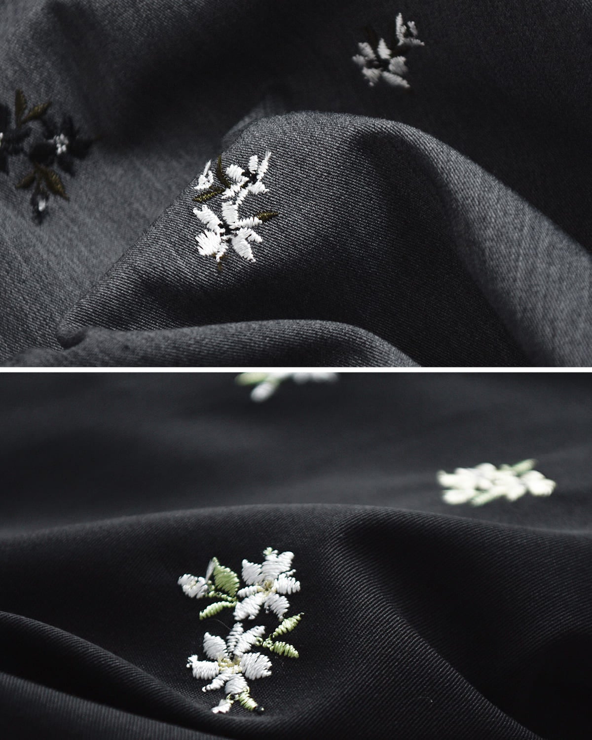 CREDONAクレドナ　ジャガードフラワーシャツ CREDONA クレドナ フラワー 刺繍 シャツ FLOWER EMBROIDERY SHIRTS