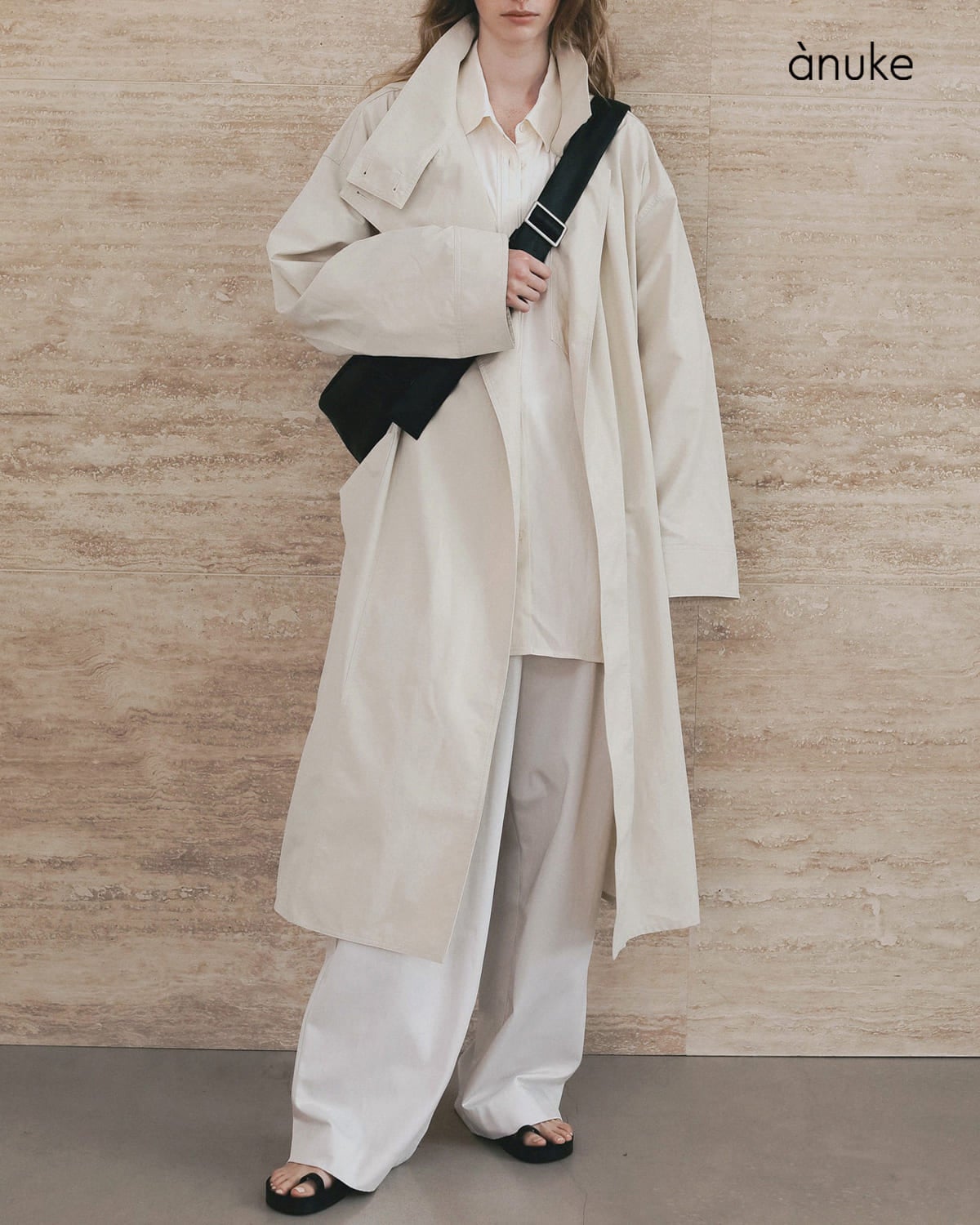 anuke アンヌーク スタンドカラー ロングコート Standcollar Long Coat