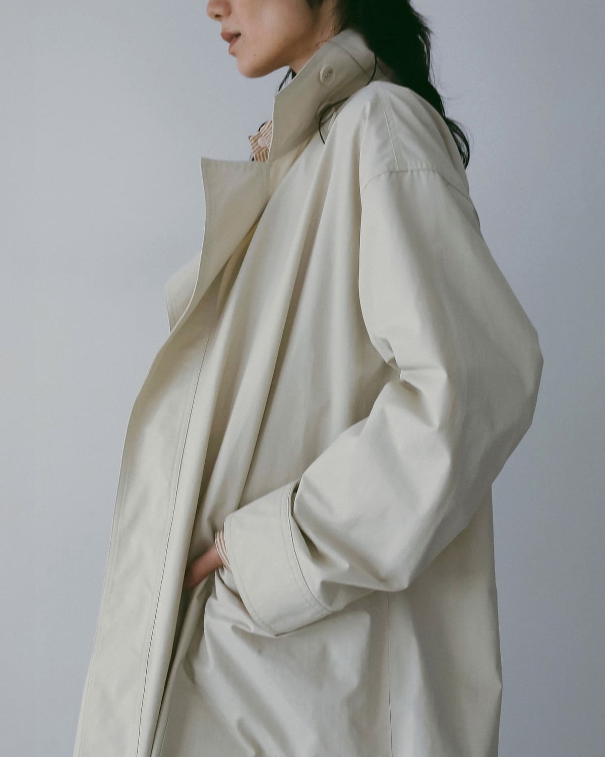 anuke アンヌーク スタンドカラー ロングコート Standcollar Long Coat