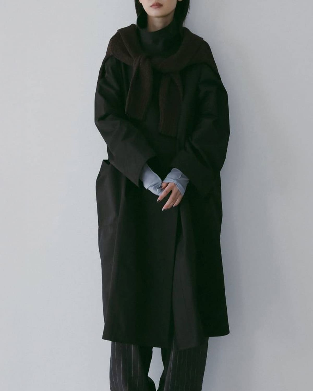 anuke アンヌーク スタンドカラー ロングコート Standcollar Long Coat
