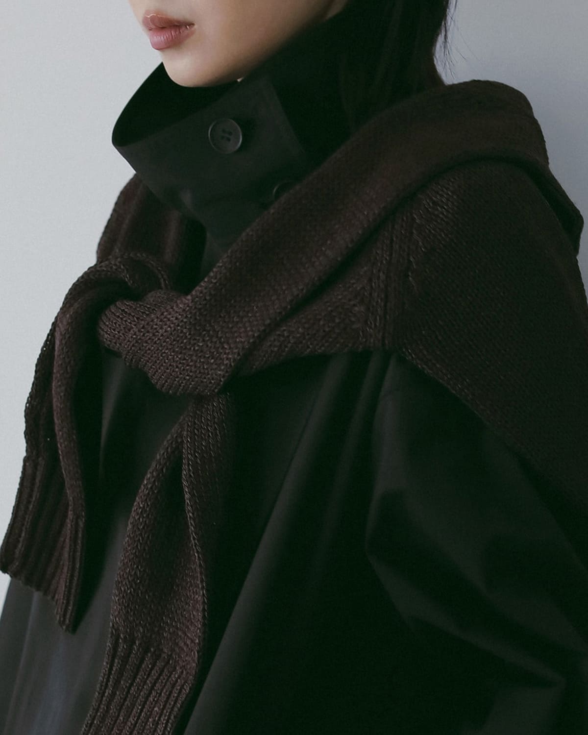 anuke アンヌーク スタンドカラー ロングコート Standcollar Long Coat