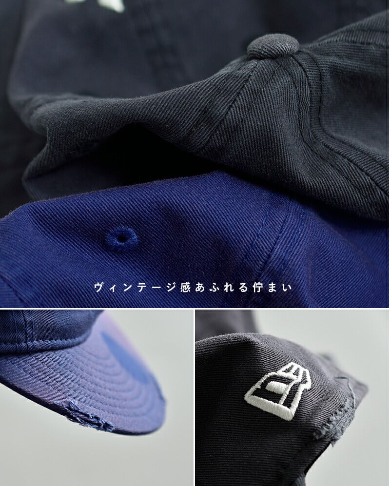 キャップ、ハット 大幅値下げ可能です NEW ERA ニューエラ 9THIRTY ダメージ キャップ Powered by GORO
