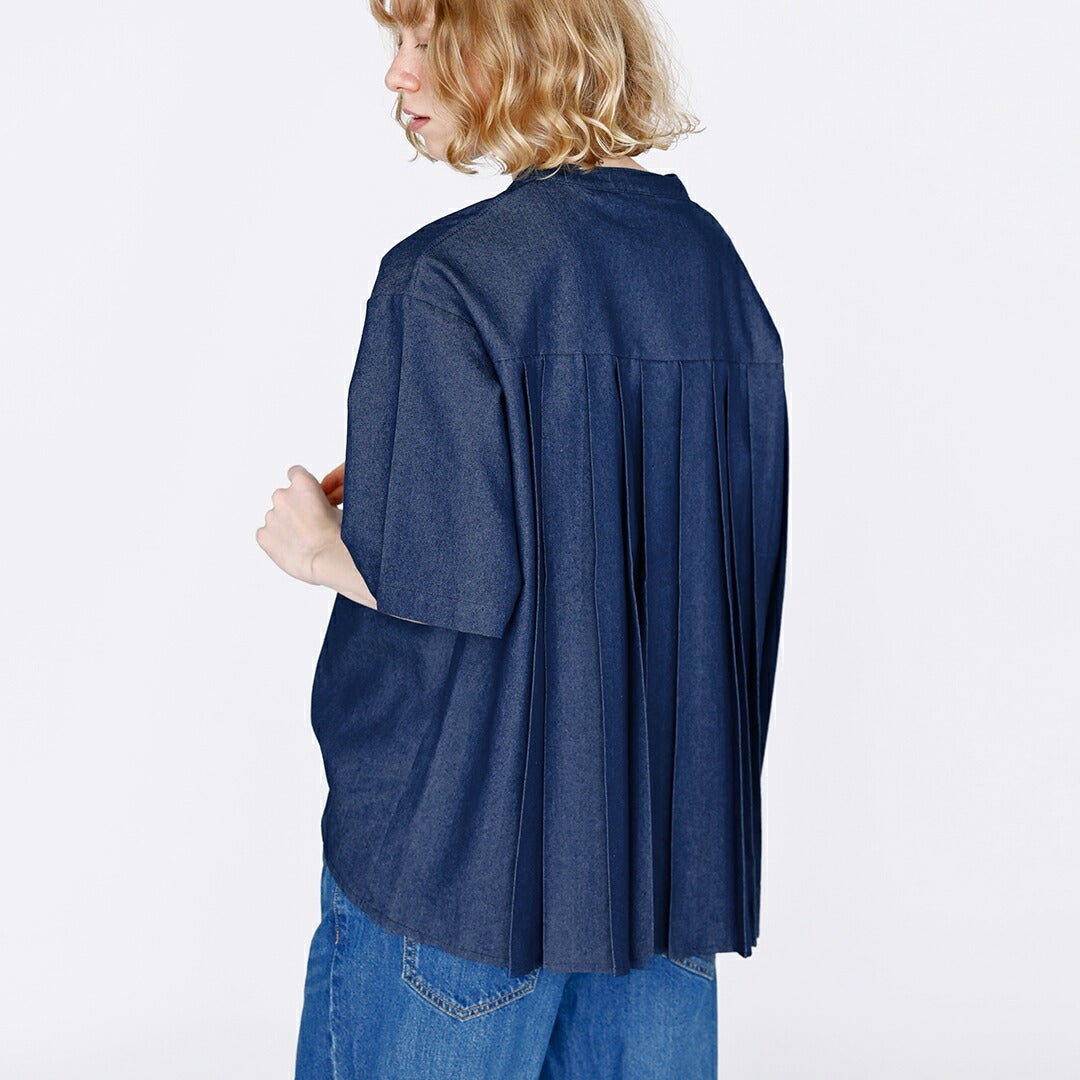 kelen ケレン バックプリーツ 6.5ozデニム シャツ “MARHA