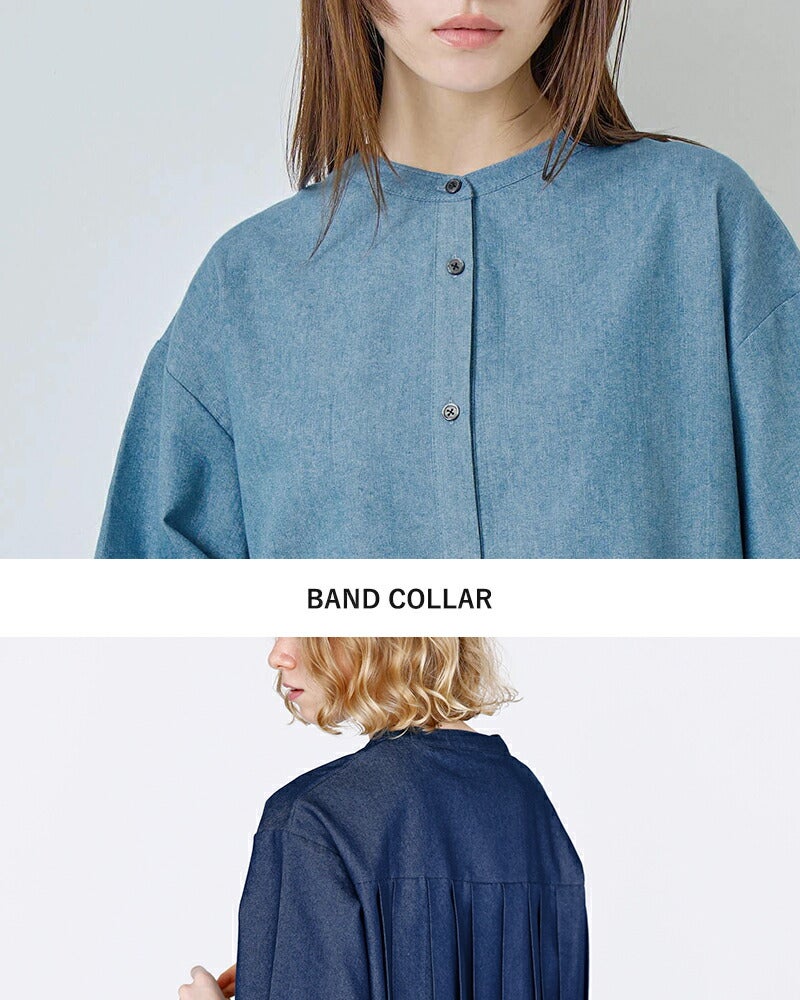 kelen ケレン バックプリーツ 6.5ozデニム シャツ “MARHA