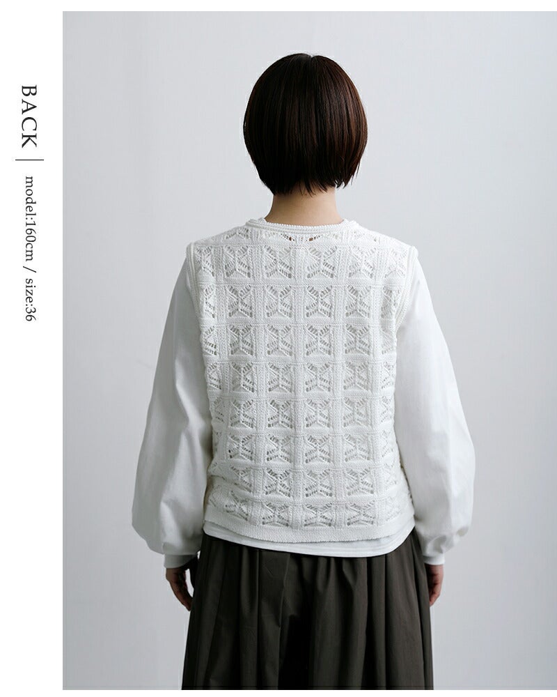 Plage TWIST COTTON ベスト COTTON SLUB KNIT ベスト（ベスト）｜Plage（プラージュ）の通販