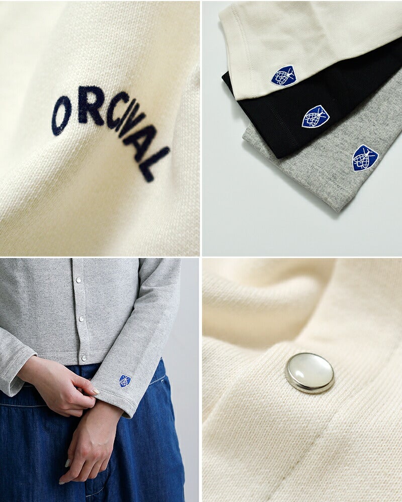 ORCIVAL オーチバル オーシバル ミニフレンチテリー クルーネック