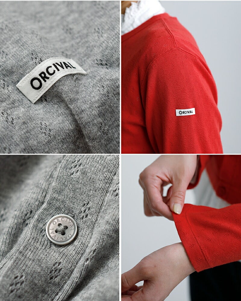 30%OFF】ORCIVAL オーチバル オーシバル パターンメッシュ クルー