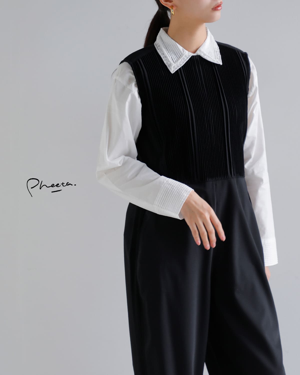 Pheeta フィータ ウール混 オールインワン “Bourke” ph015c-23 2026ss