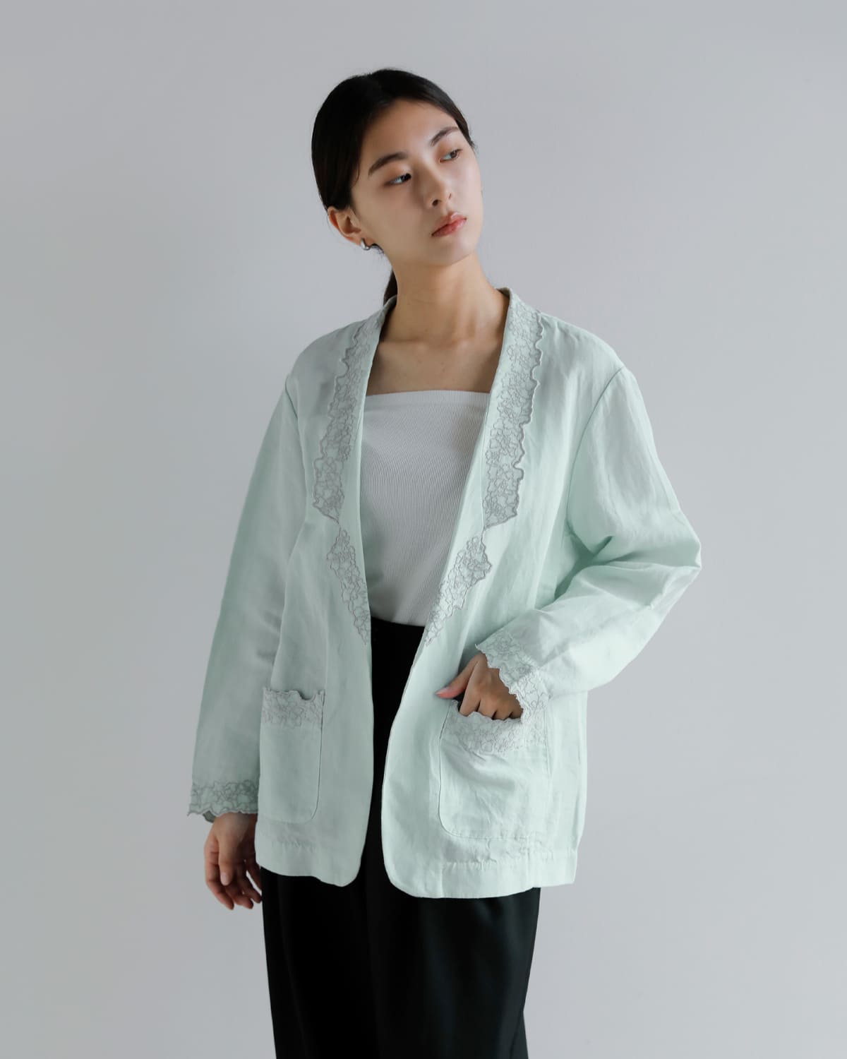 Pheeta フィータ コットン リネン ジャケット “Stella” ph015c-31