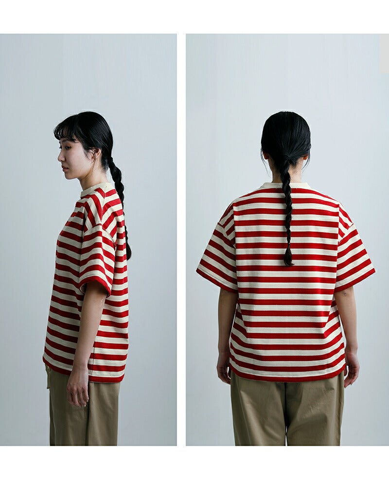 HAVERSACK ハバーサック 度詰天竺ボーダー 半袖 Tシャツ 812624