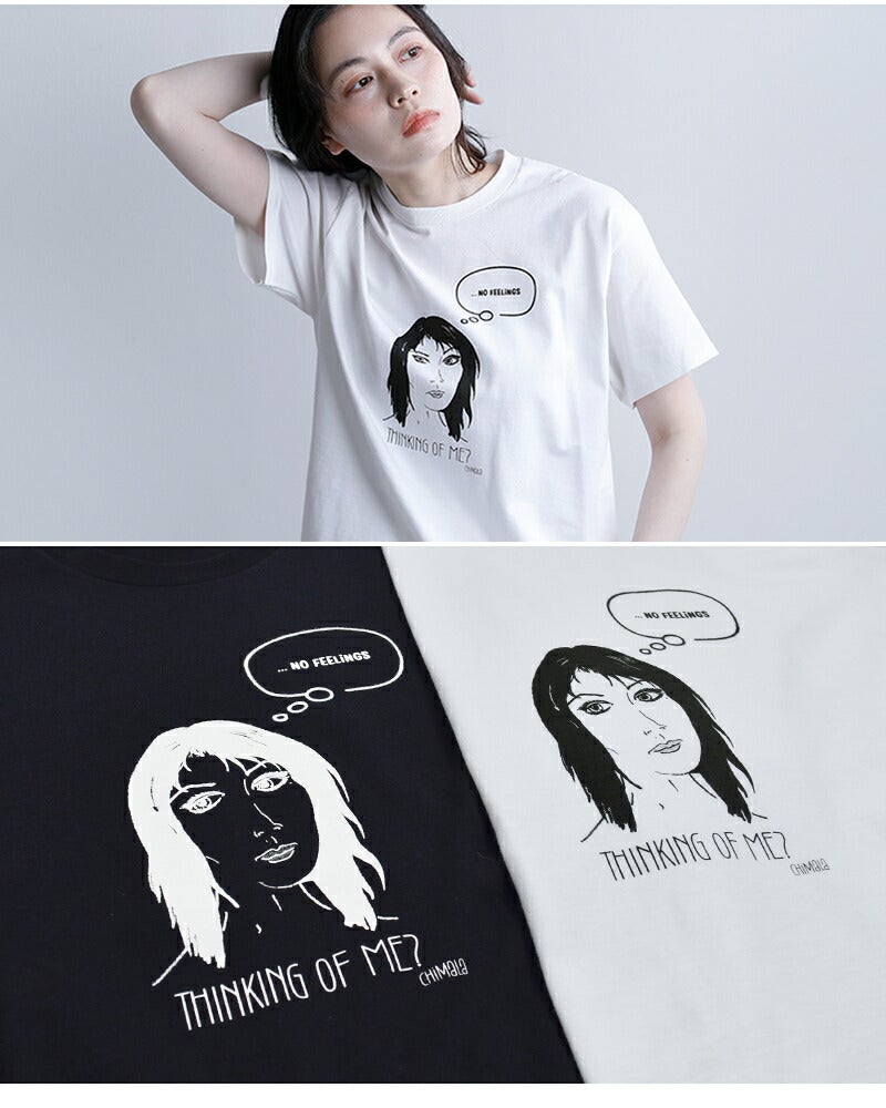 chimala チマラ ギルダン Tシャツ GIRL NO FEELINGS cs41-k005cml