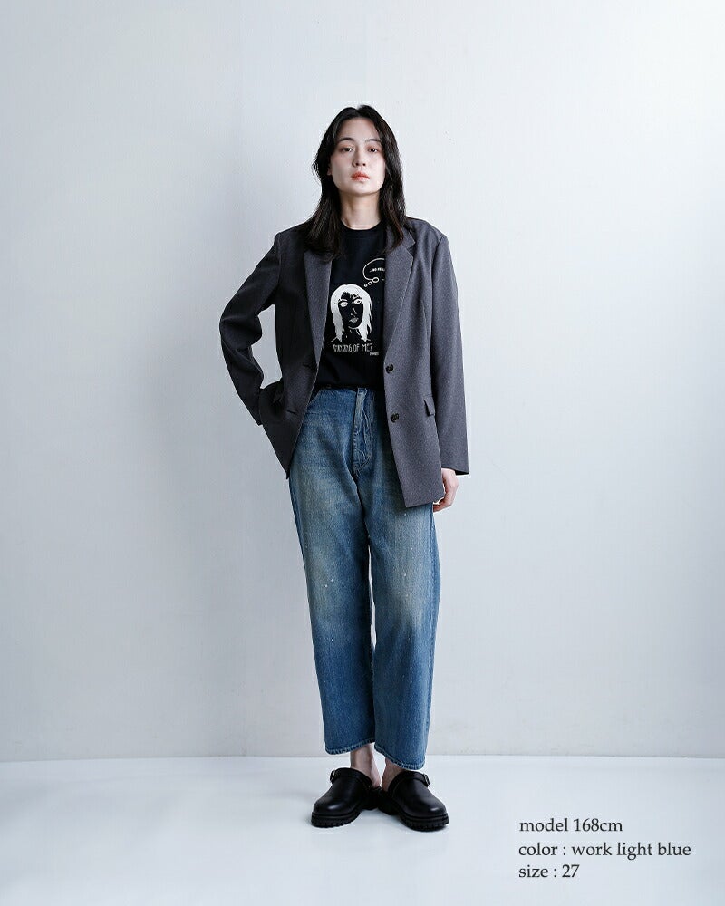 チマラ chimala セルヴィッチデニム　ランチパンツ クーポン対象】chimala チマラ セルビッチデニム ランチパンツ cs41