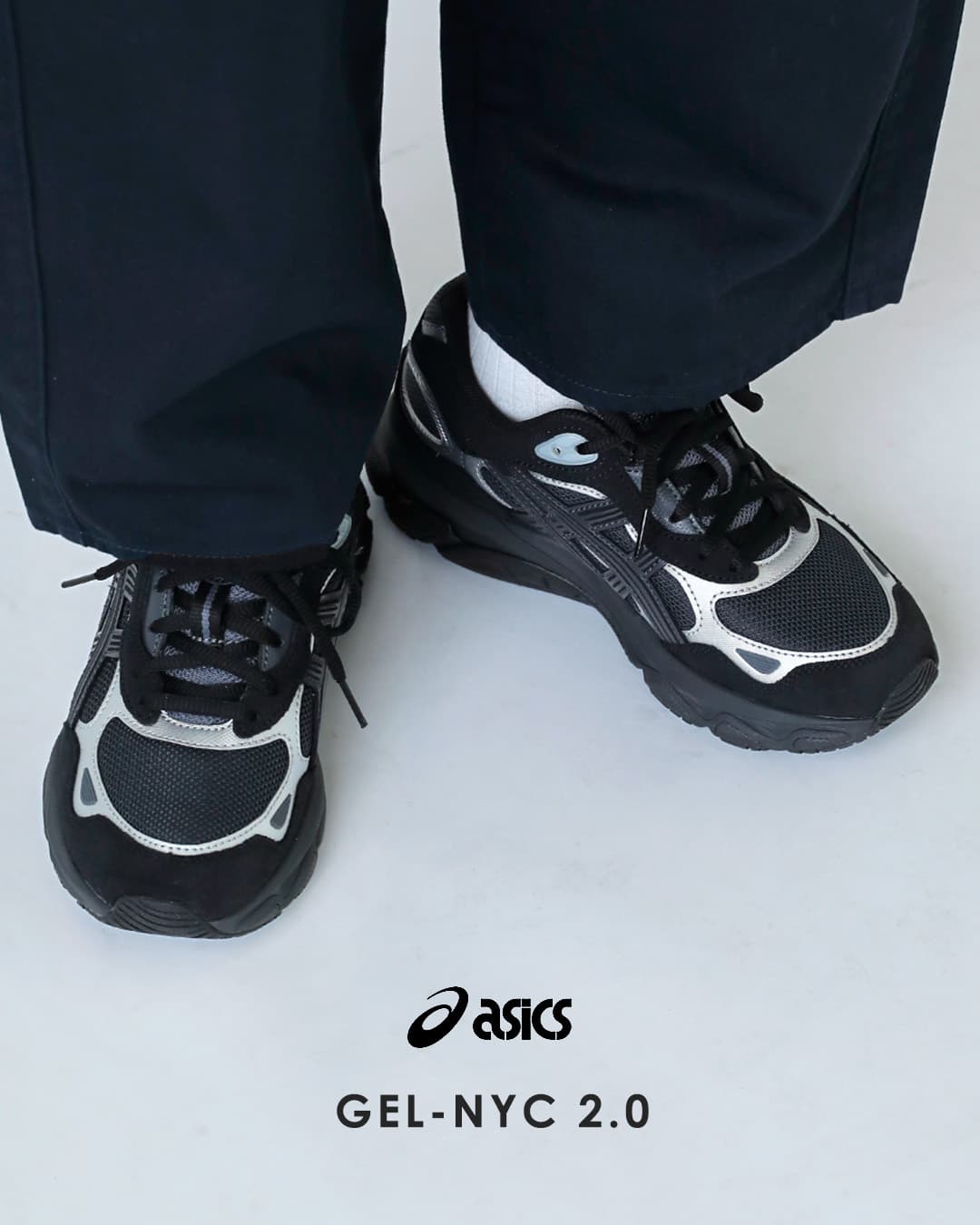 ASICS アシックス ゲルエヌワイシー スポーツスタイル スニーカー GEL