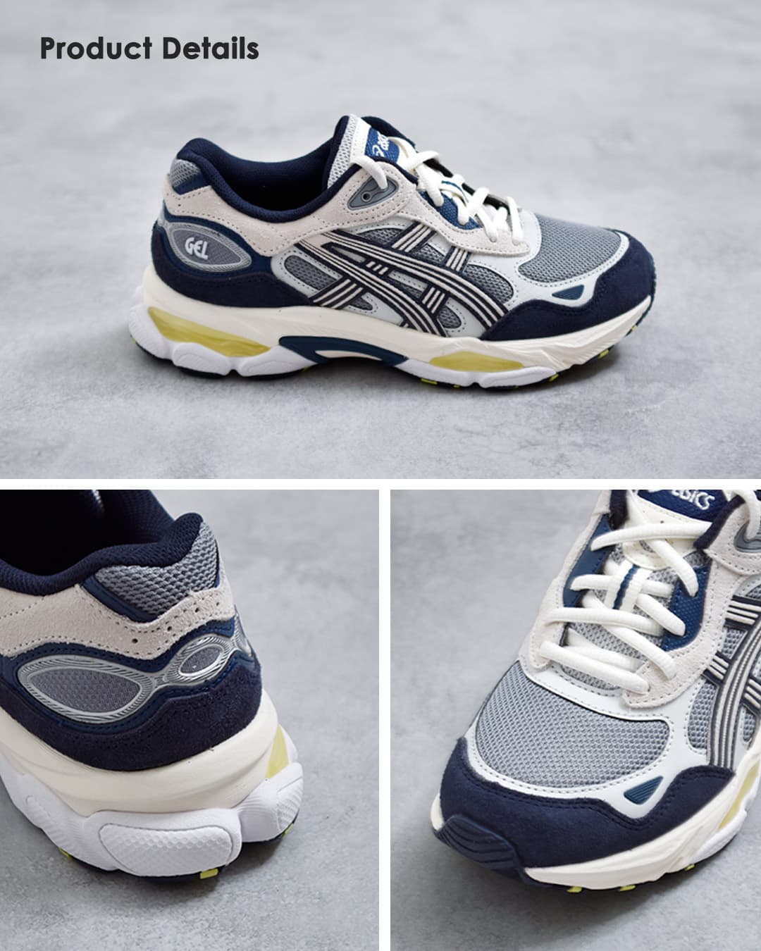 ASICS アシックス ゲルエヌワイシー スポーツスタイル スニーカー GEL