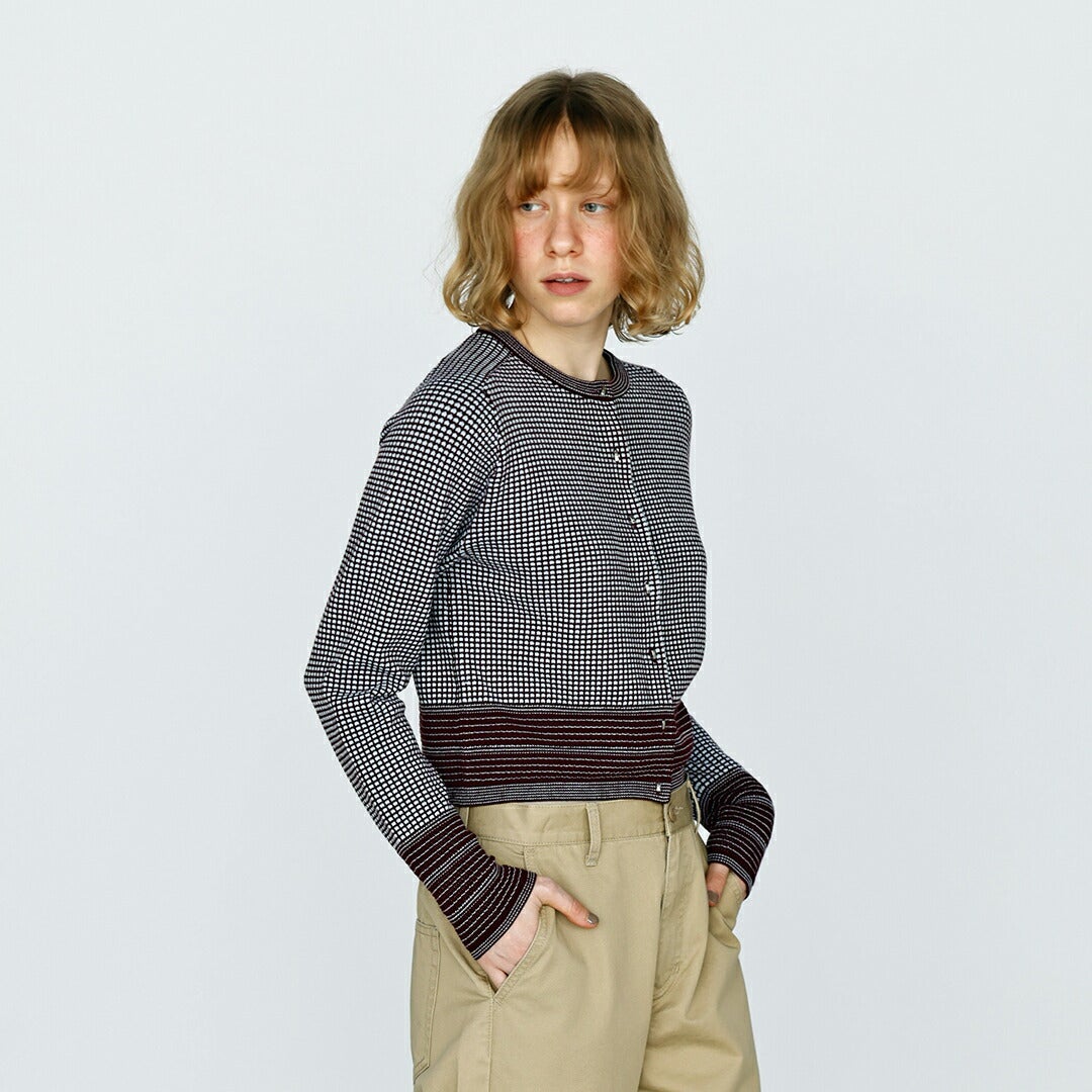 30%OFF】kelen ケレン バイカラー ショートカーディガン “HYURI