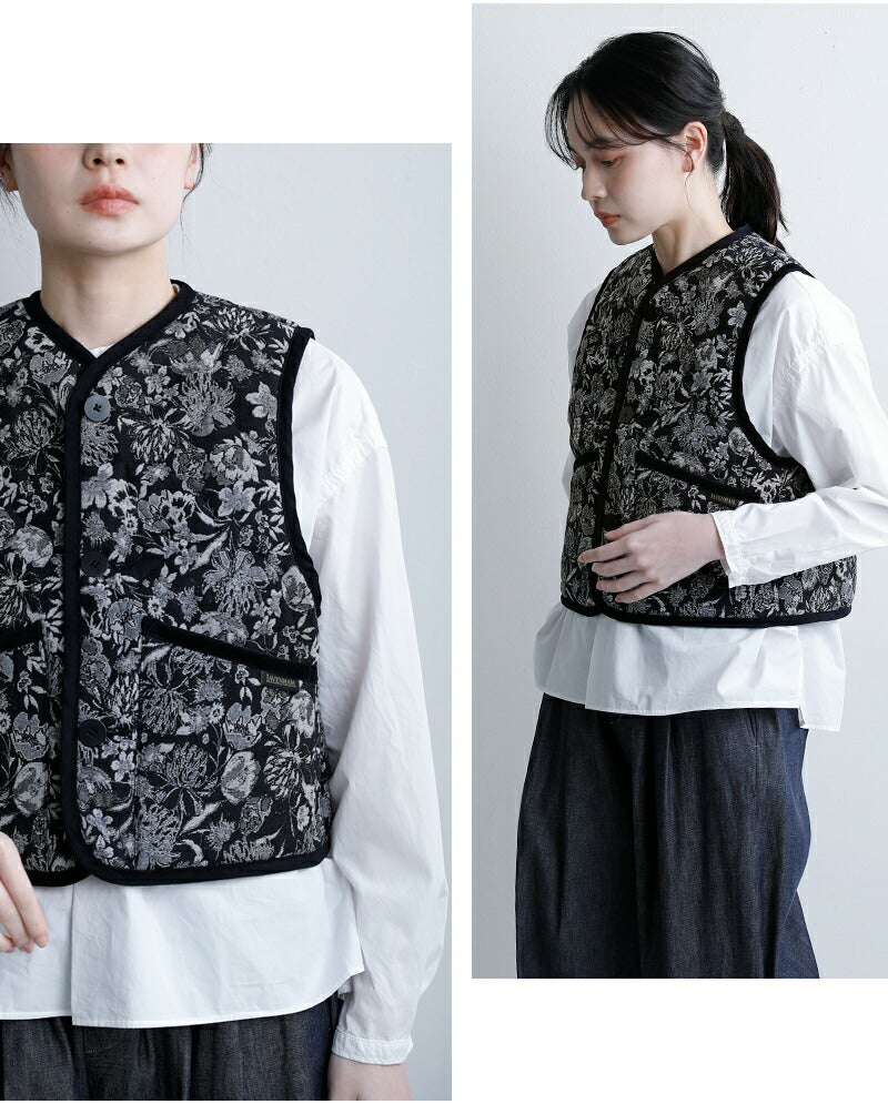 LAVENHAM ラベンハム ジャカード クロップド ソーンハム ジャケット