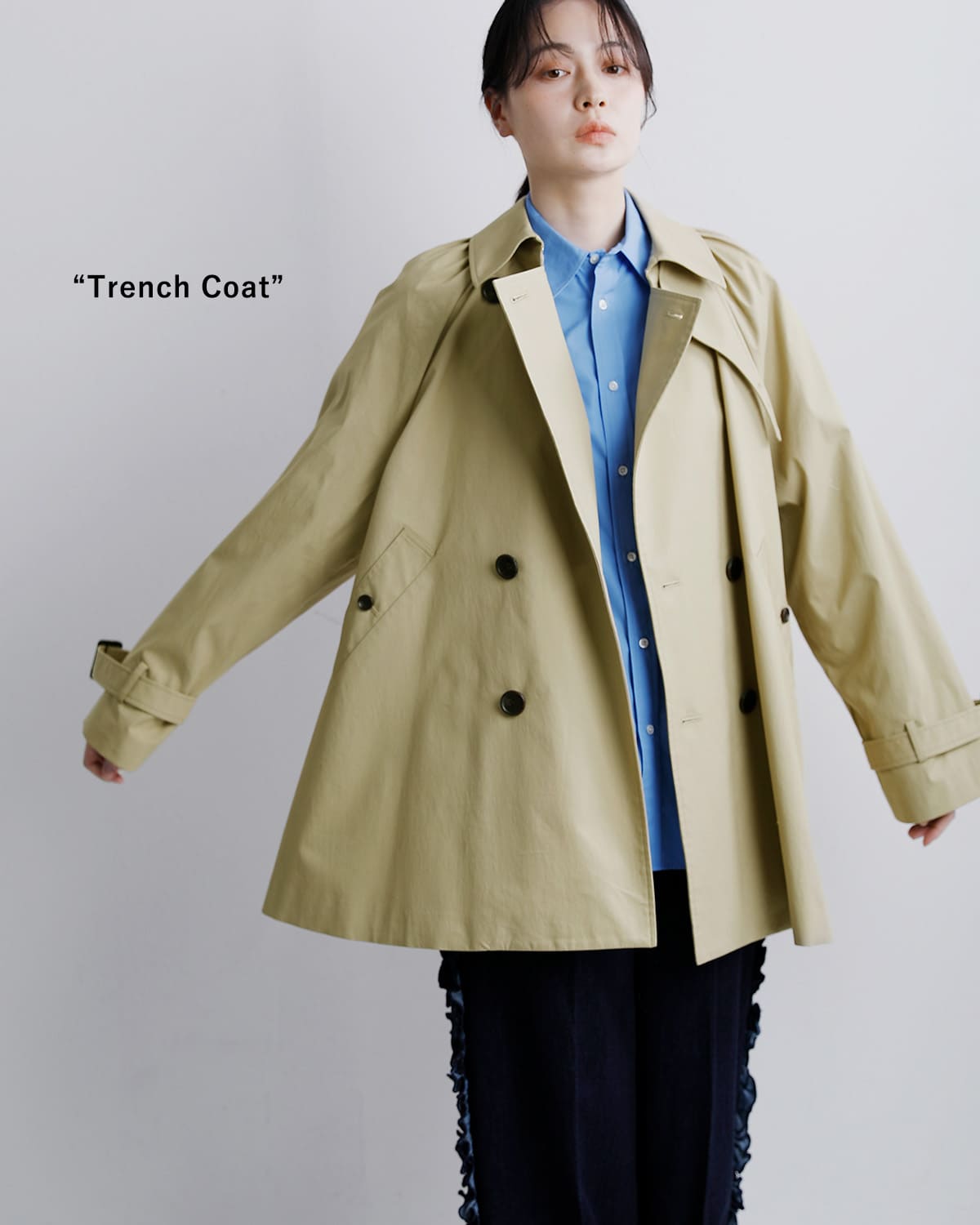 Roen トレンチコート コレクションライン サイズ48 RHODOLIRION ロドリリオン オックスフォード トレンチコート “Trench