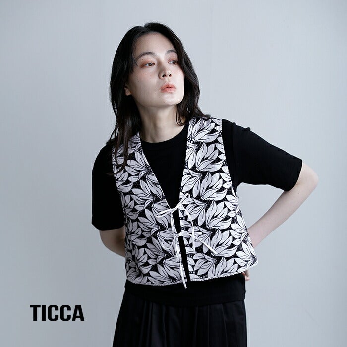 TICCA ティッカ フラワー レース ベスト tbfs-132 レディース 2026ss