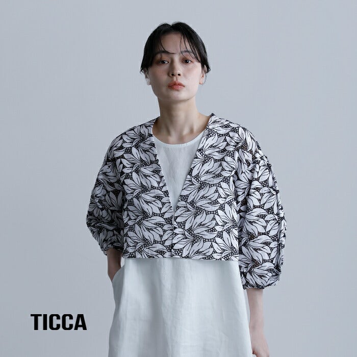 クーポン対象】TICCA ティッカ フラワー レース ジャケット tbfs-133