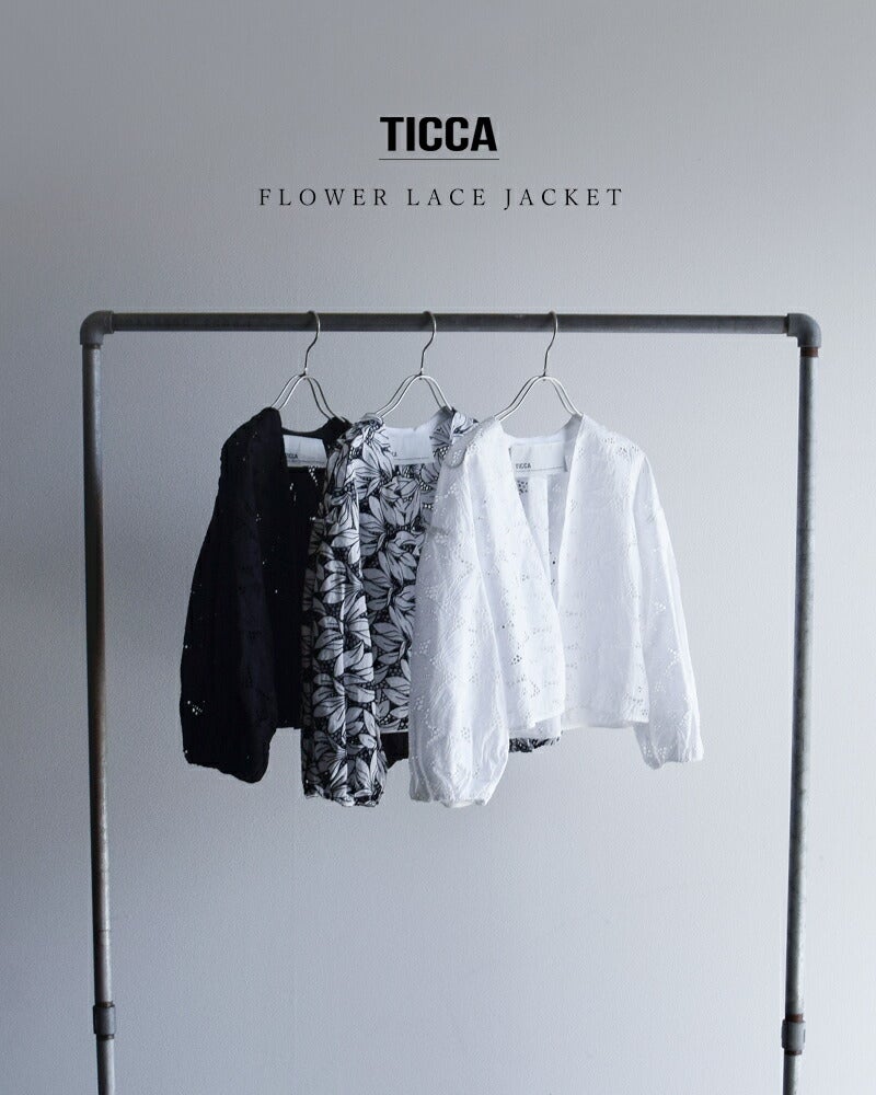 TICCA ティッカ フラワー レース ジャケット tbfs-133 レディース