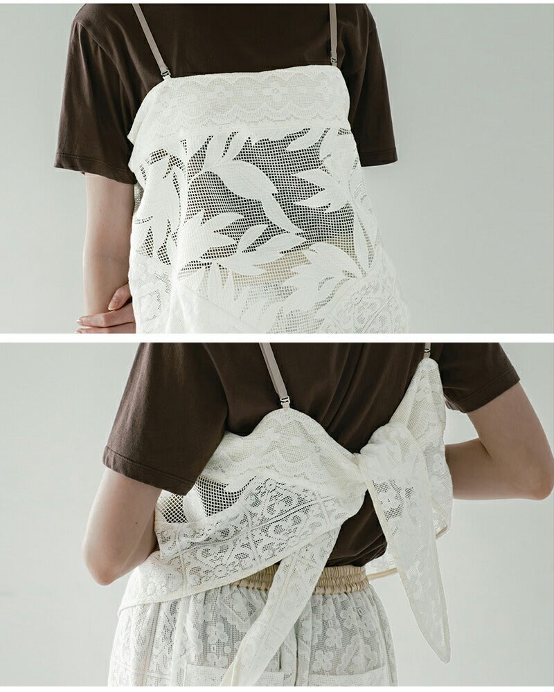 whyto ホワイト レース コンビネーション キャミソール “lace