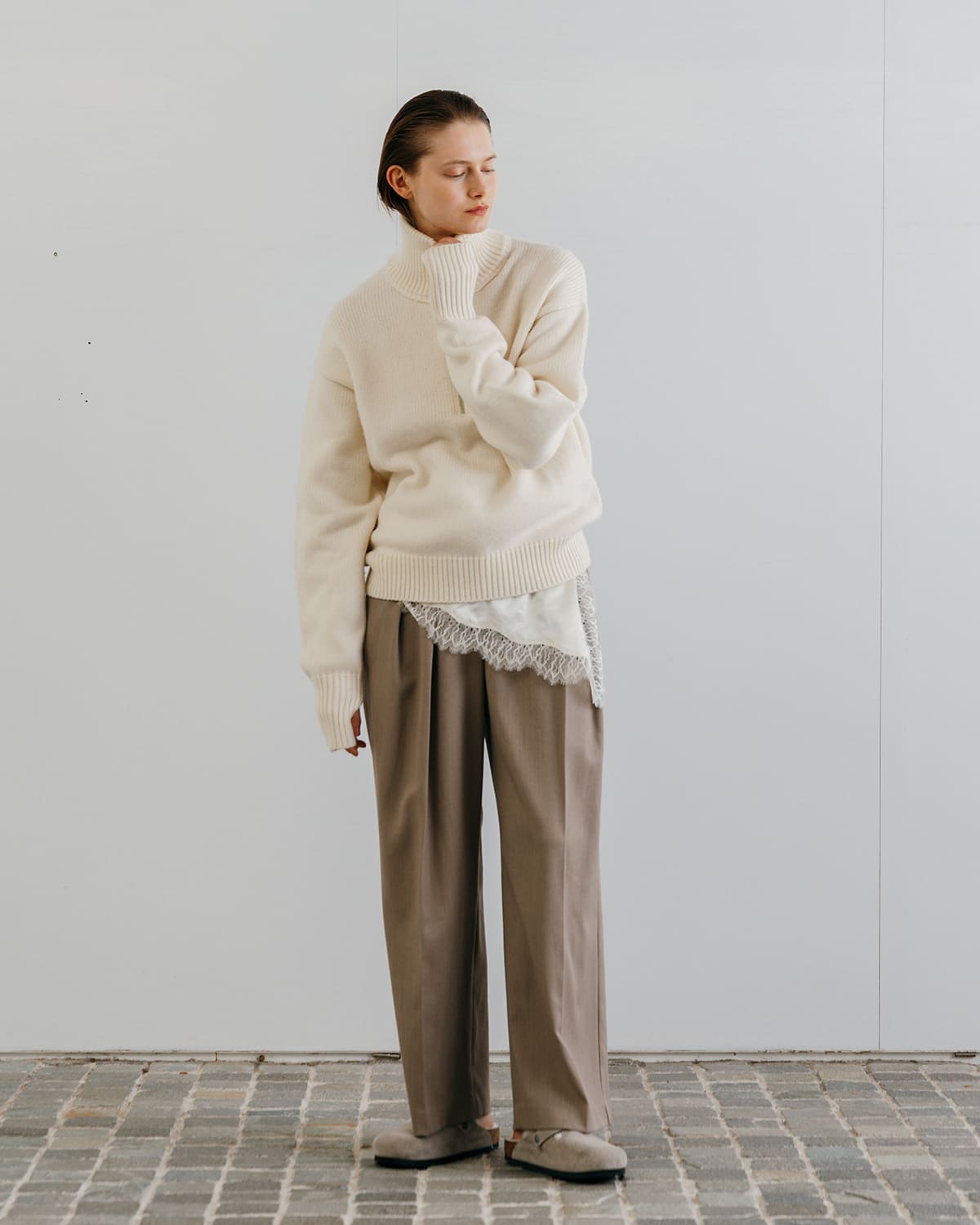 3こ1】【30%OFF】CREDONA クレドナ サテン レース キャミソール SATIN