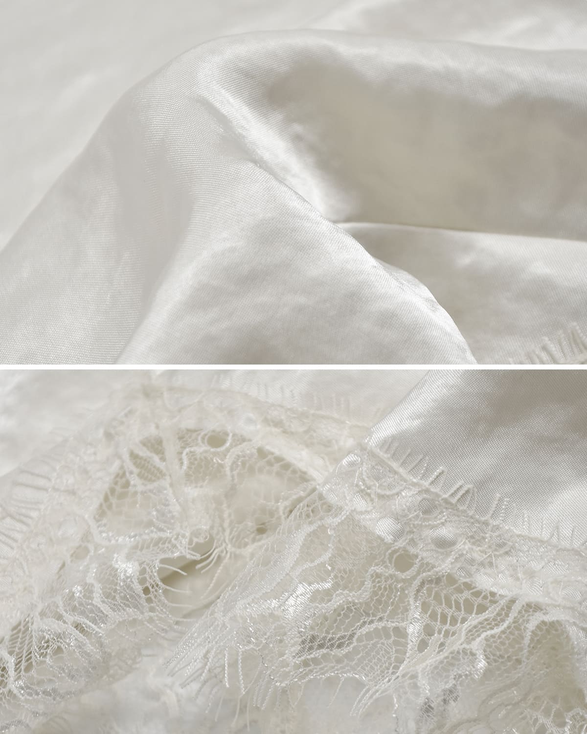 CREDONA クレドナ サテン レース キャミソール SATIN LACE CAMI