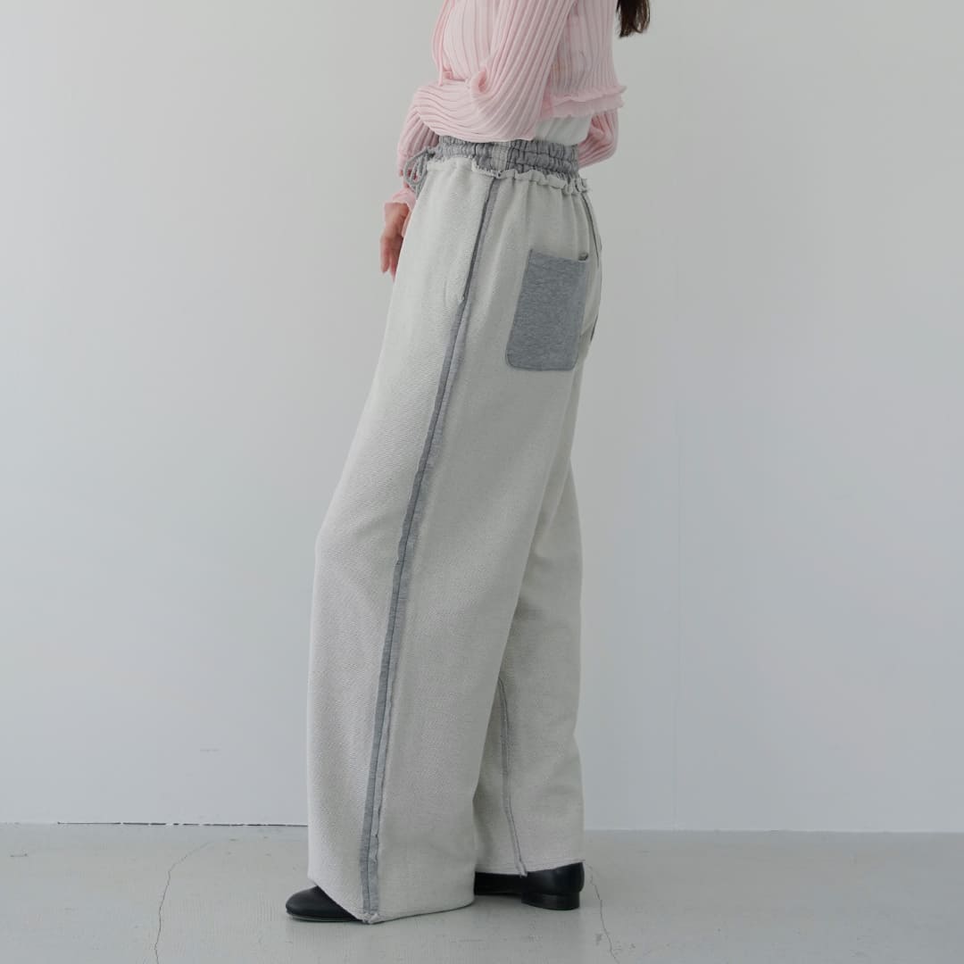 FLOWER フラワー リバース サイド スウェットパンツ “Reverse side