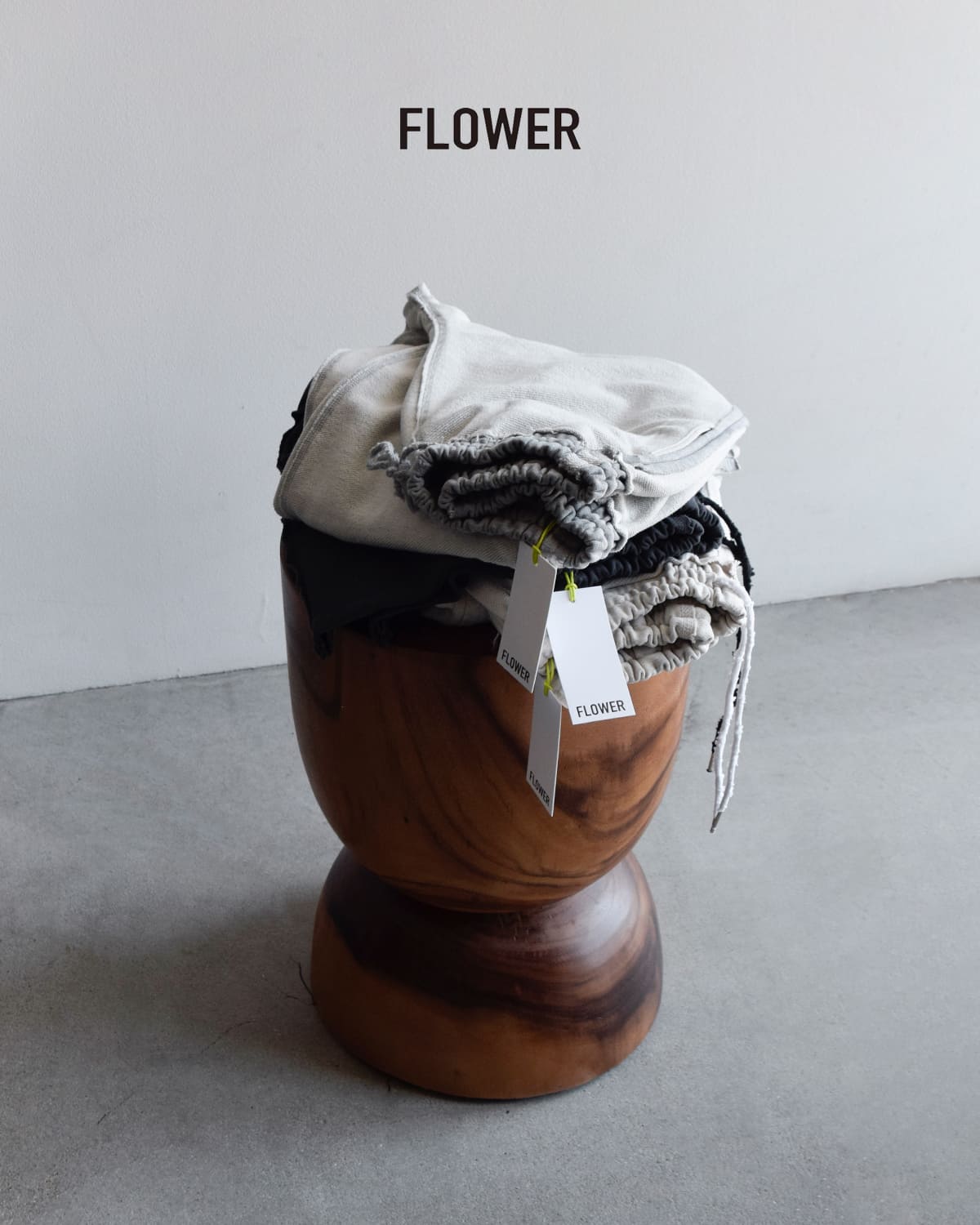 シャルボンcharbon FLOWER7 POCKETSRACINGSHORTS FLOWER フラワー リバース サイド スウェットパンツ “Reverse side