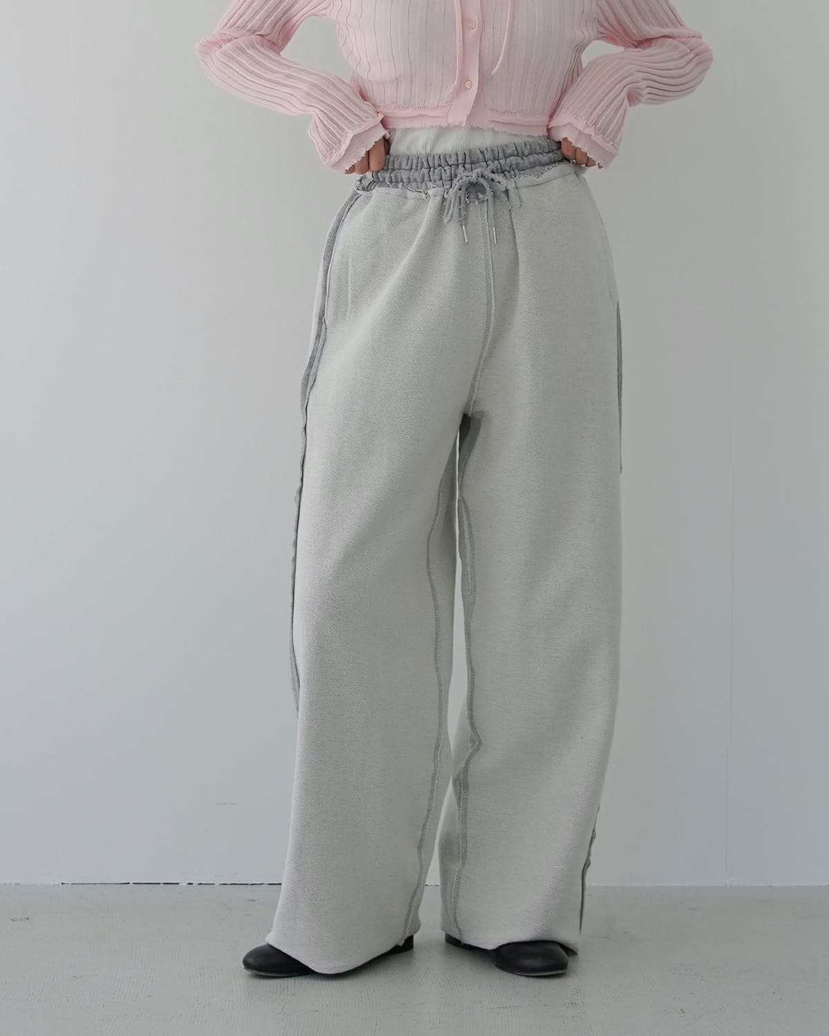 FLOWER フラワー リバース サイド スウェットパンツ “Reverse side