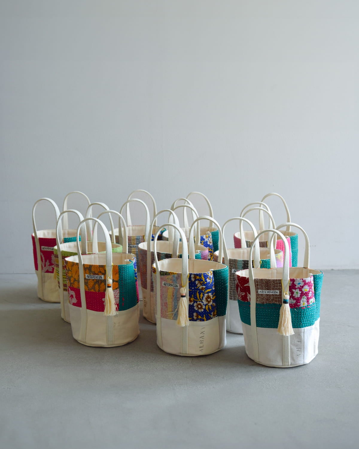 ARTE POVERA アルテポーヴェラ コットンリネン インドキルトラリー
