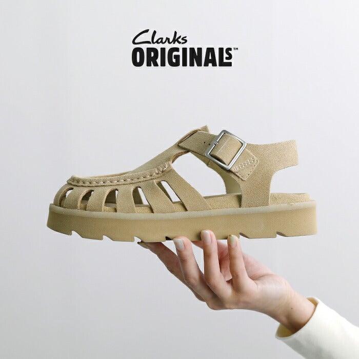 クーポン対象】clarks クラークス レザー グルカサンダル meare-buckle