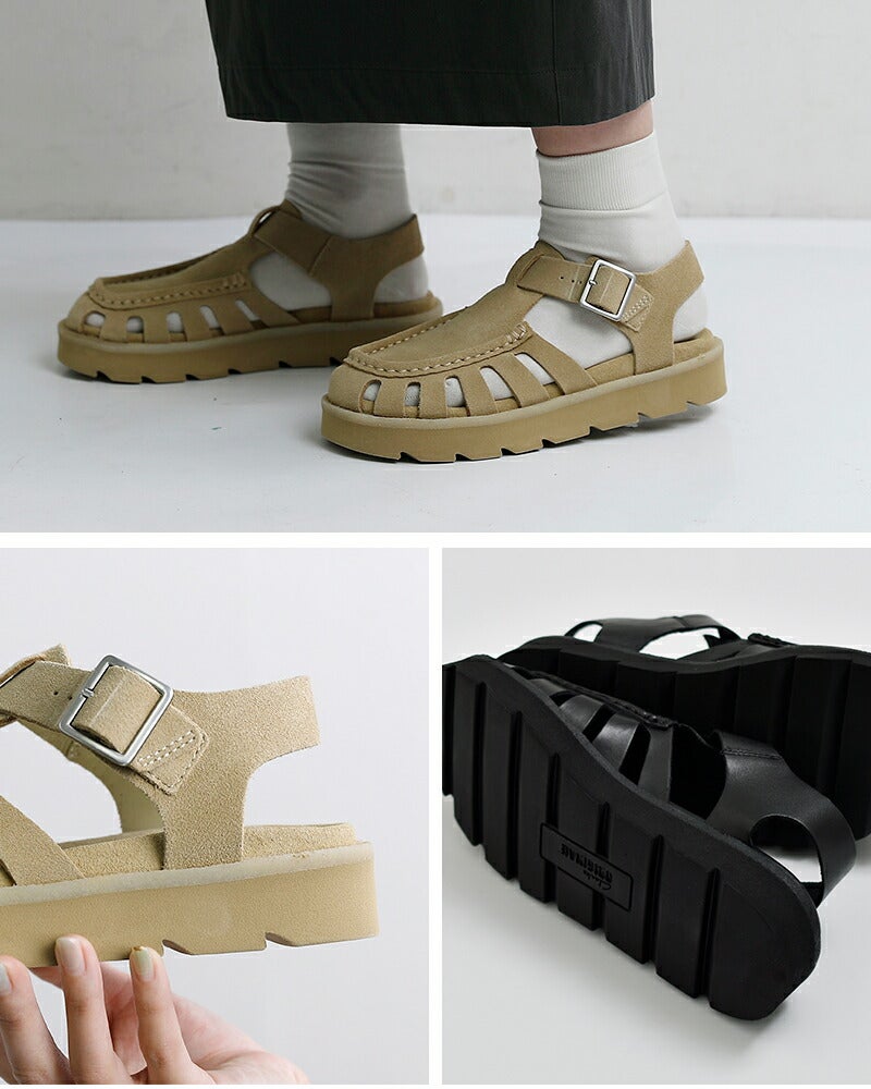 クーポン対象】clarks クラークス レザー グルカサンダル meare-buckle