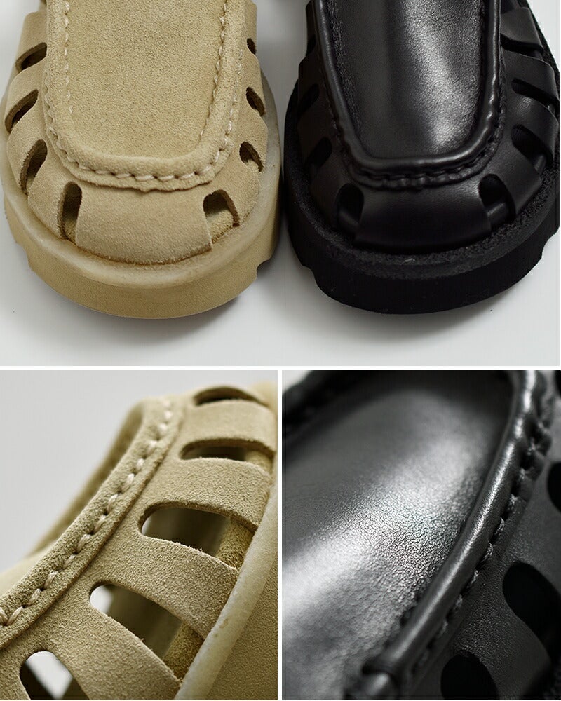 クーポン対象】clarks クラークス レザー グルカサンダル meare-buckle