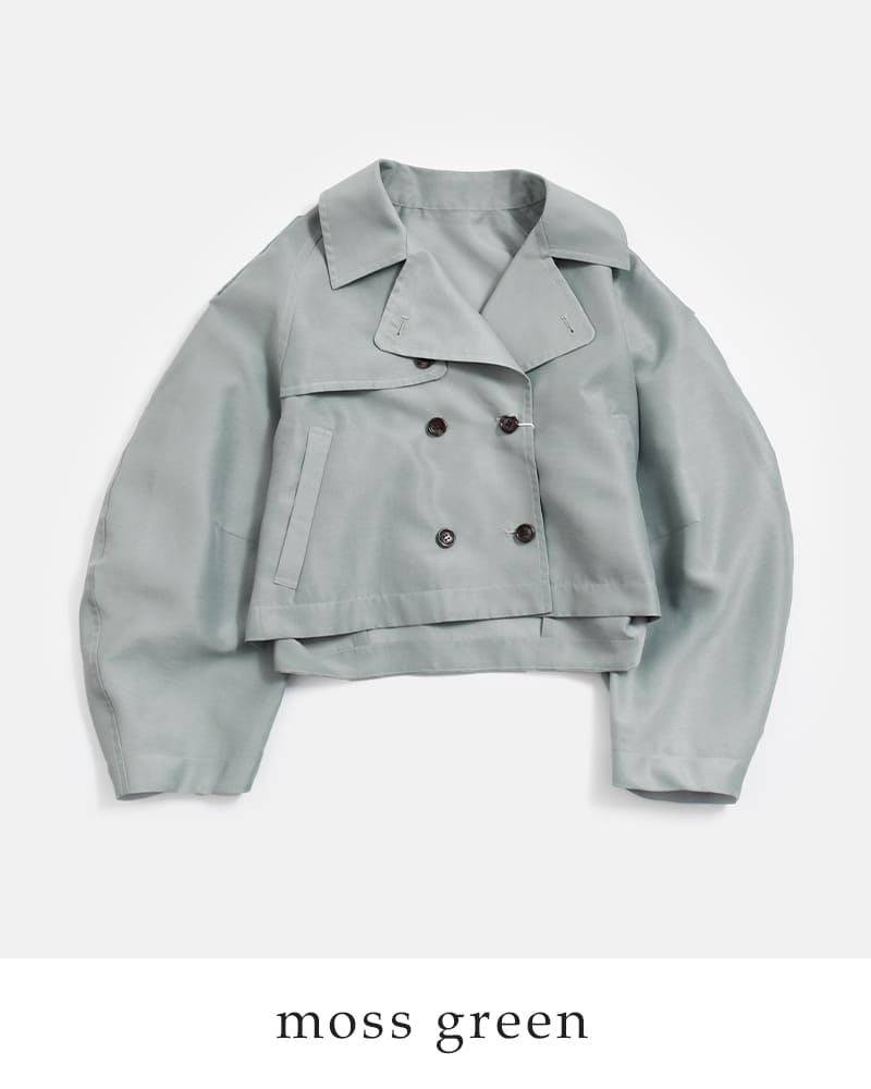 30%OFF】CLANE クラネ シアー ショート トレンチジャケット 10104-0543