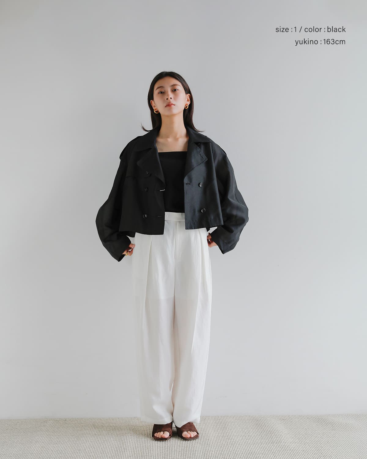 CLANE クラネ シアー ショート トレンチジャケット 10104-0543 2026ss