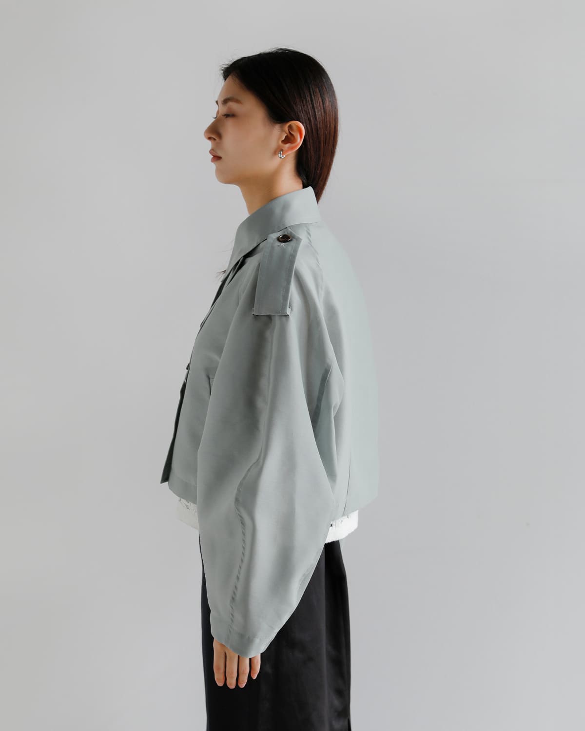 CLANE クラネ シアー ショート トレンチジャケット 10104-0543 2026ss