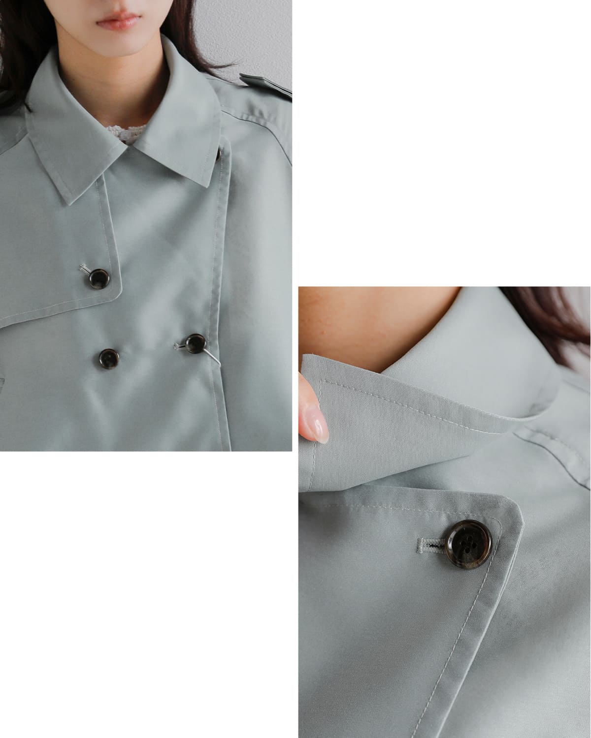 CLANE クラネ シアー ショート トレンチジャケット 10104-0543 2026ss