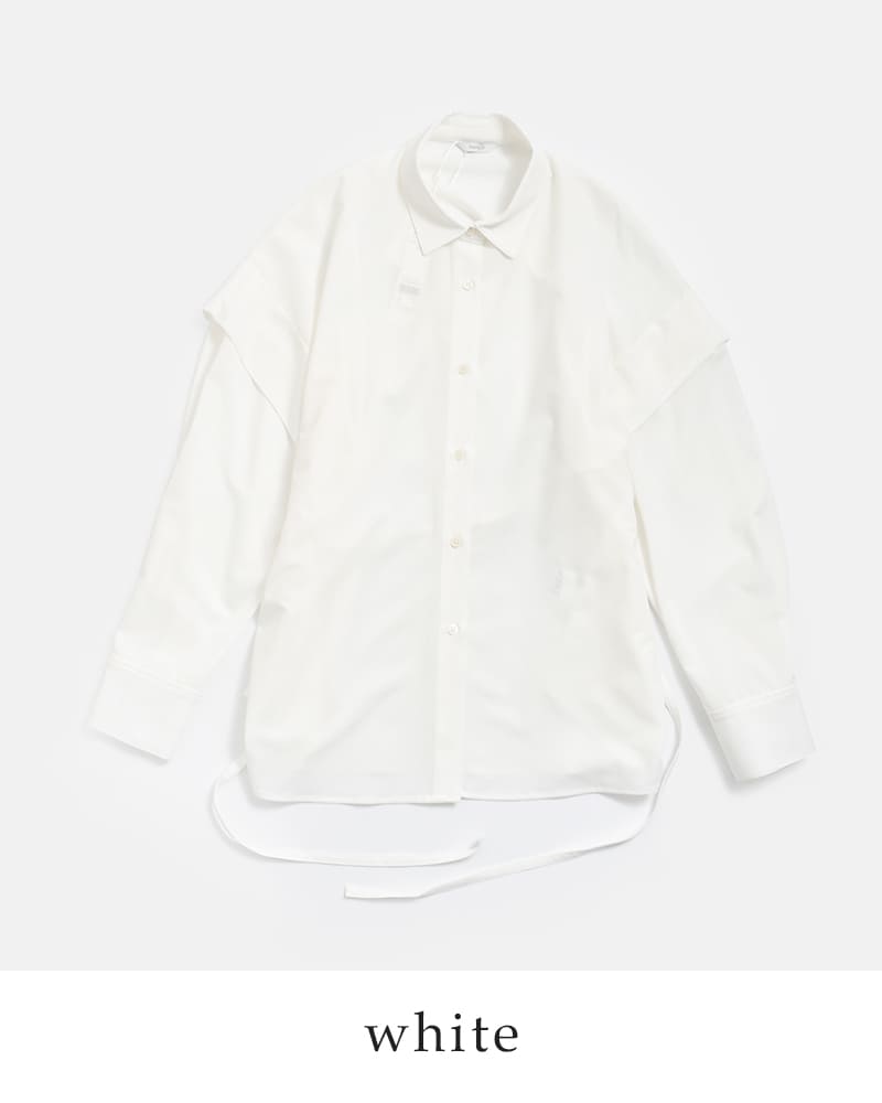 30%OFF】MANOF マノフ ショルダー タック シャツ 80122-4033 2026ss