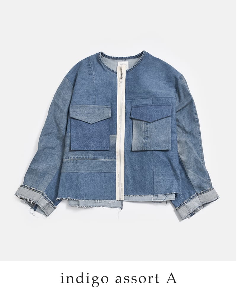 KURO クロ コットン リメイク デニム マーク2 ジャケット REMAKE DENIM