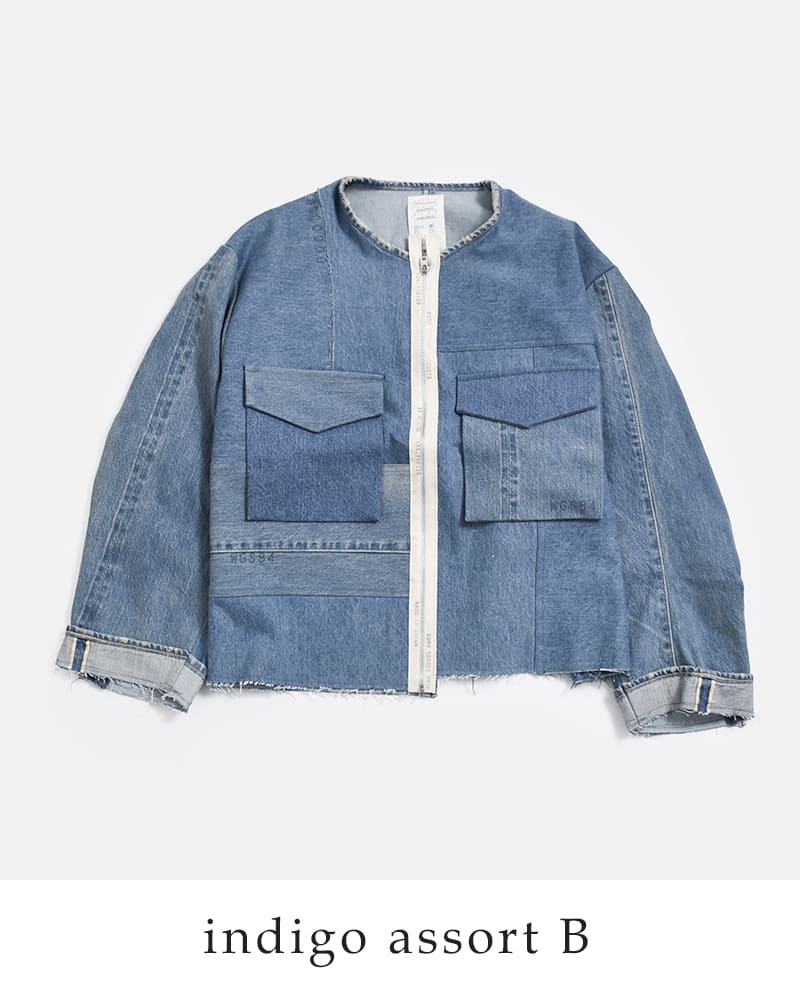 KURO クロ コットン リメイク デニム マーク2 ジャケット REMAKE DENIM