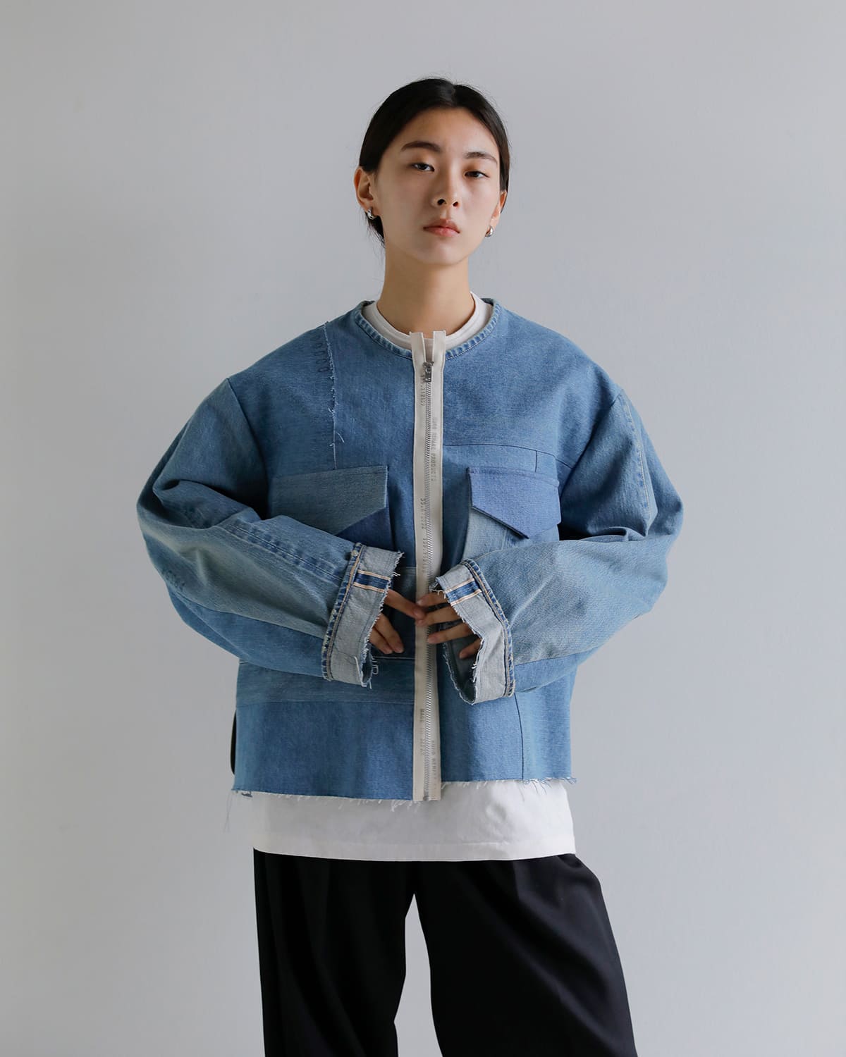 KURO クロ コットン リメイク デニム マーク2 ジャケット REMAKE DENIM